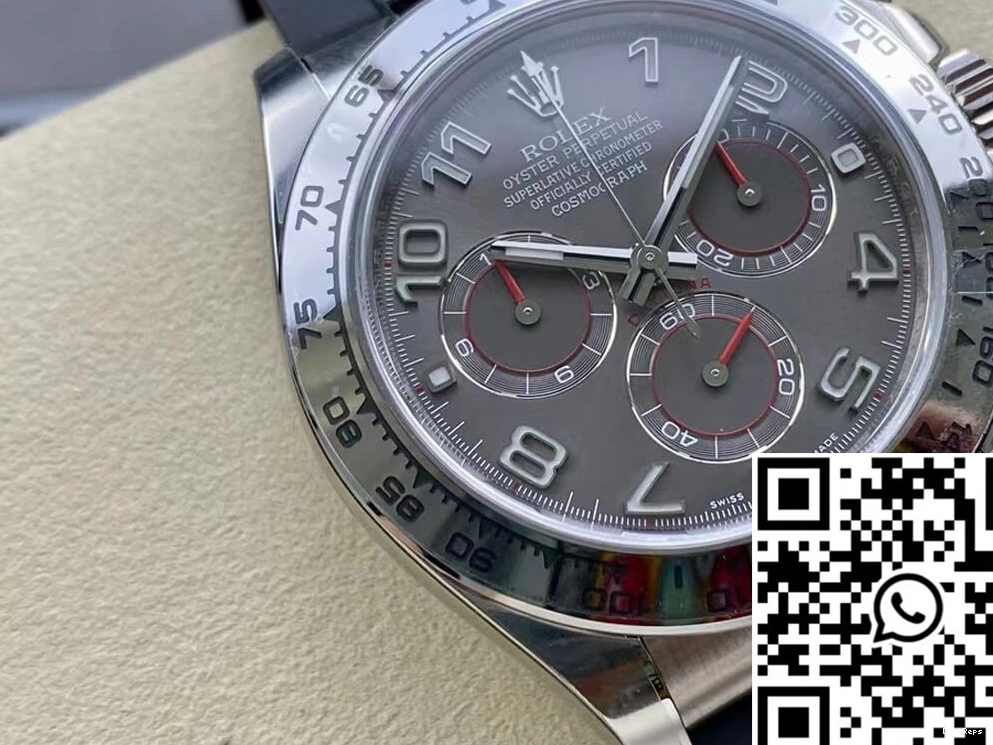 Cosmograph Rolex Daytona Clean Factory Dial Grey 116519-0104 0228